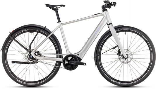 Cube Editor Hybrid SLX FE 400X Electric Hybrid Bike 2025 - Sleek Grey