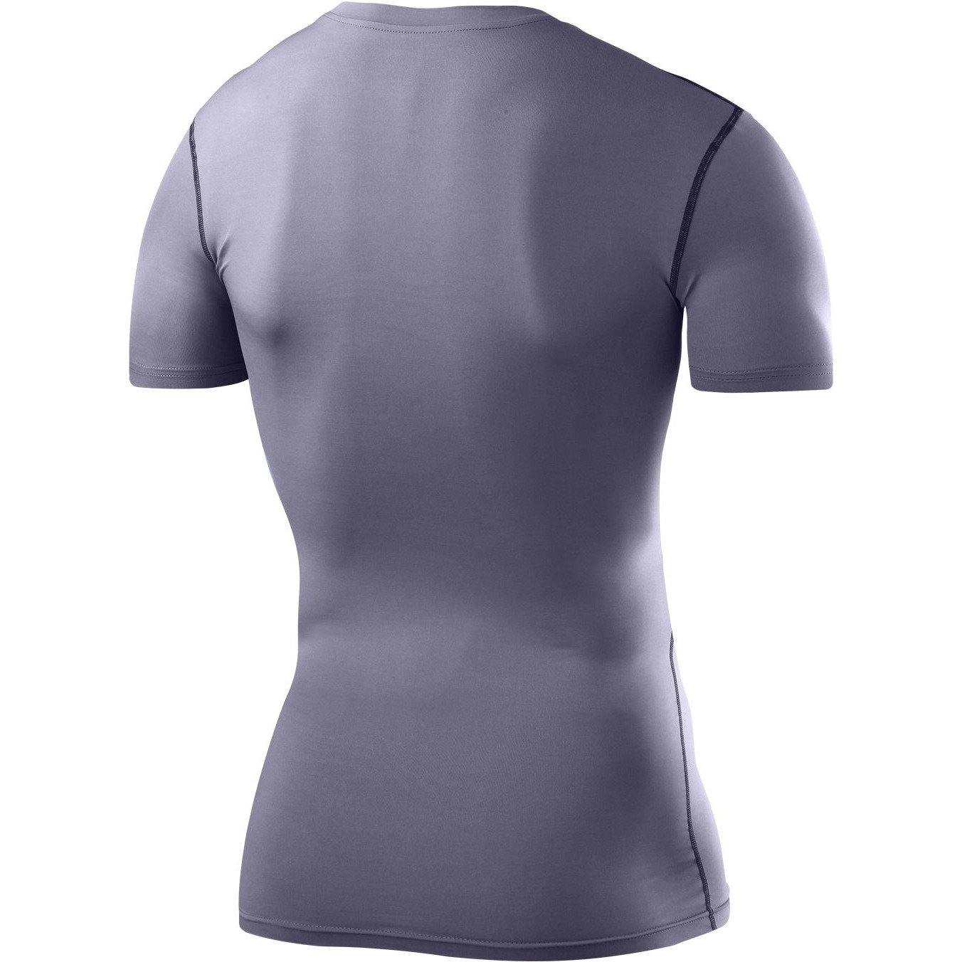 TCA PowerLayer Compression Mens Short Sleeve Running Top - Grey - Start Fitness