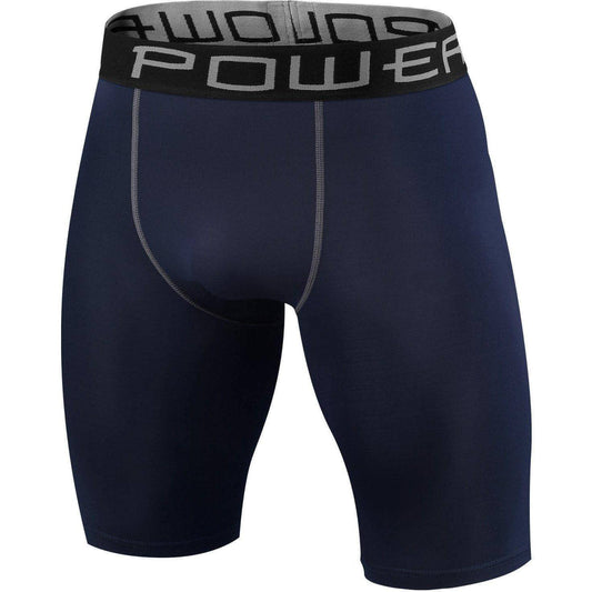 TCA PowerLayer Junior Compression Short Tights - Navy 5060294341802 - Start Fitness