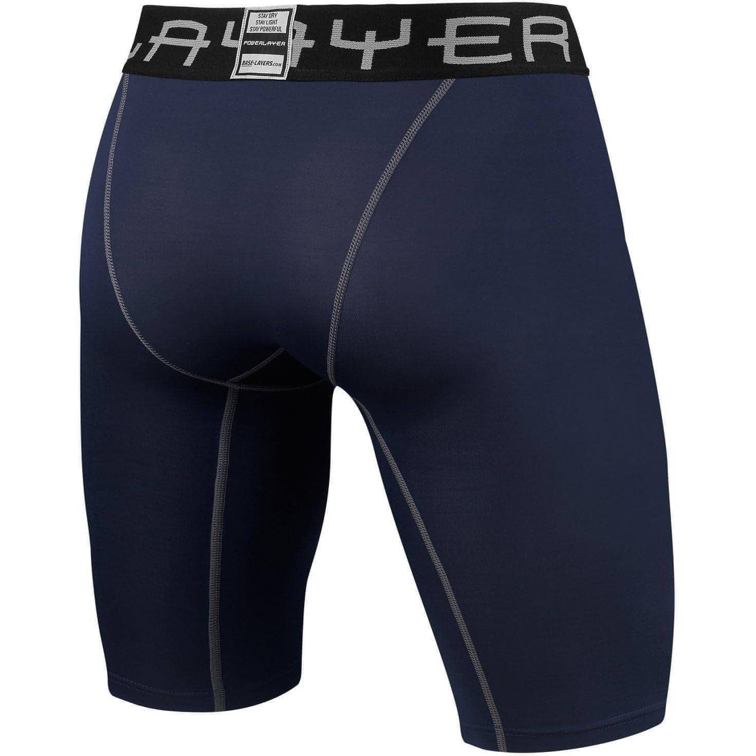 TCA PowerLayer Junior Compression Short Tights - Navy 5060294341802 - Start Fitness