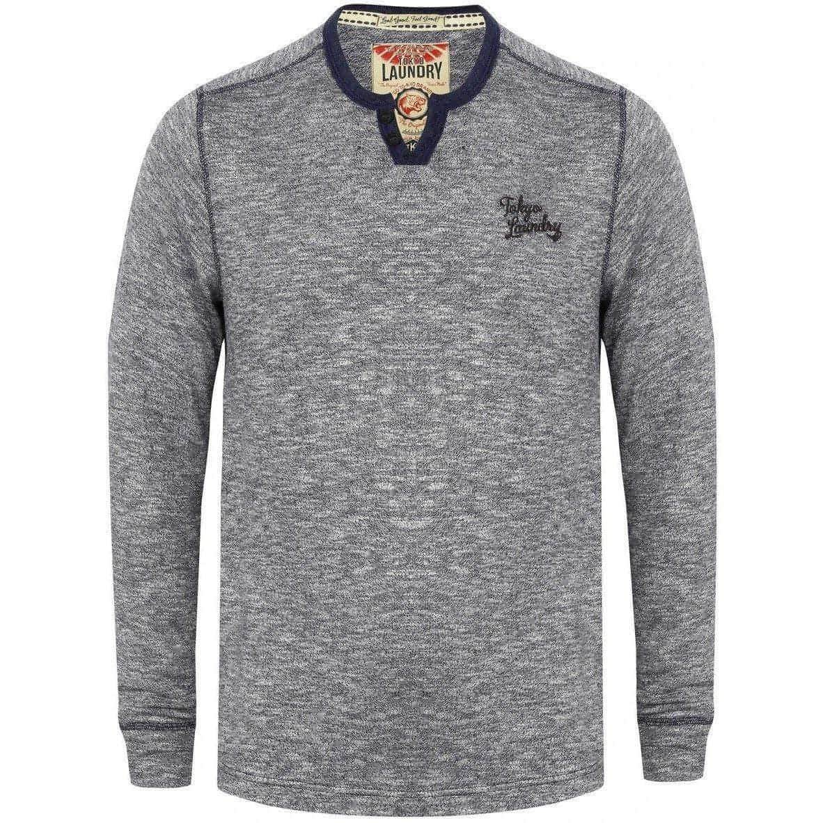 Tokyo Laundry Pro Mens Long Sleeve Top - Navy - Start Fitness