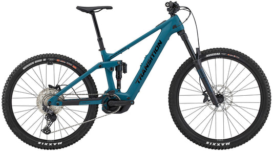 Transition Regulator CX Carbon Full Suspension Electric Mountain Bike 2025 - Salish Sea Blue