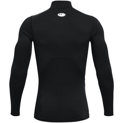 Under Armour ColdGear Compression Mock Long Sleeve Mens Training Top - Black - Start Fitness