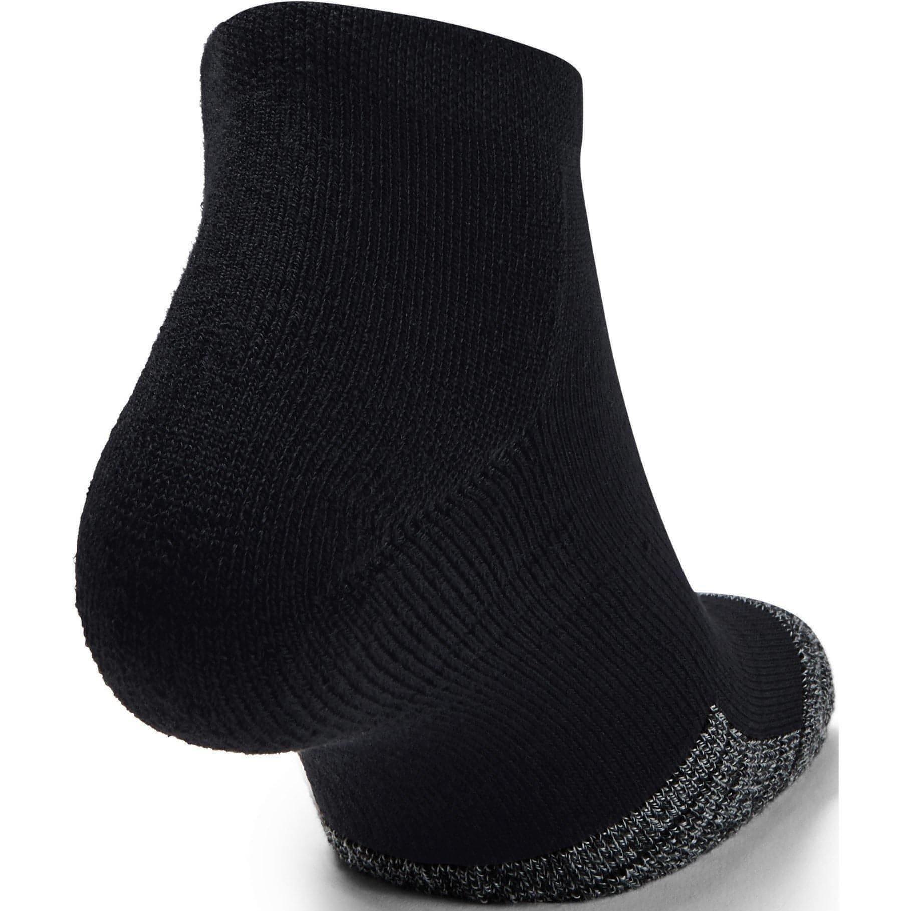 Under Armour HeatGear (3 Pack) Low Cut Socks - Black - Start Fitness