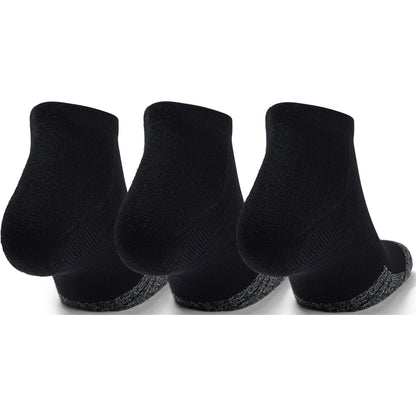 Under Armour HeatGear (3 Pack) Low Cut Socks - Black - Start Fitness