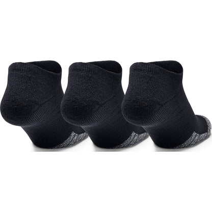 Under Armour HeatGear (3 Pack) No Show Socks - Black - Start Fitness