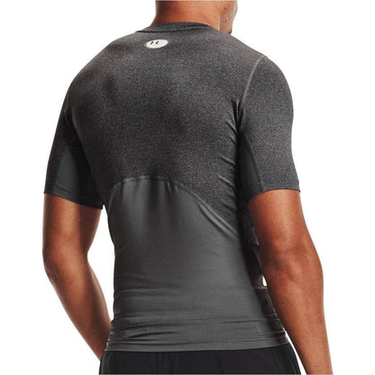 Under Armour HeatGear Armour Short Sleeve Mens Compression Top - Grey - Start Fitness