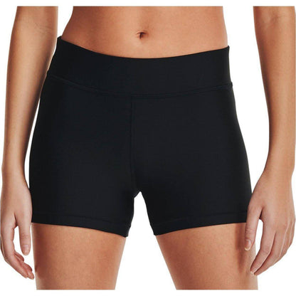 Under Armour HeatGear Mid Rise Womens Short Training Tights - Black - Start Fitness