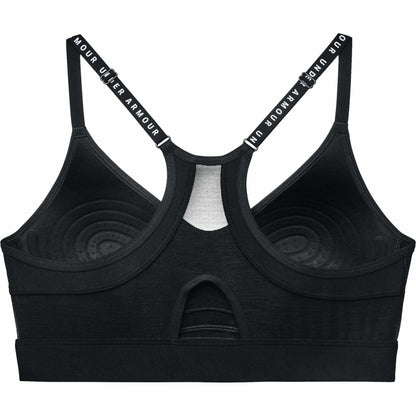 Under Armour Infinity Low Covered Womens Sports Bra - Black - Start Fitness