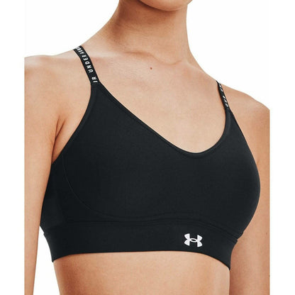 Under Armour Infinity Low Covered Womens Sports Bra - Black - Start Fitness