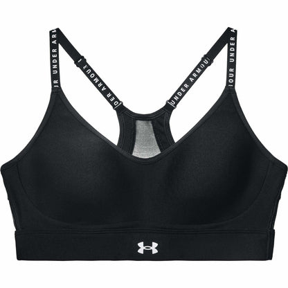 Under Armour Infinity Low Covered Womens Sports Bra - Black - Start Fitness