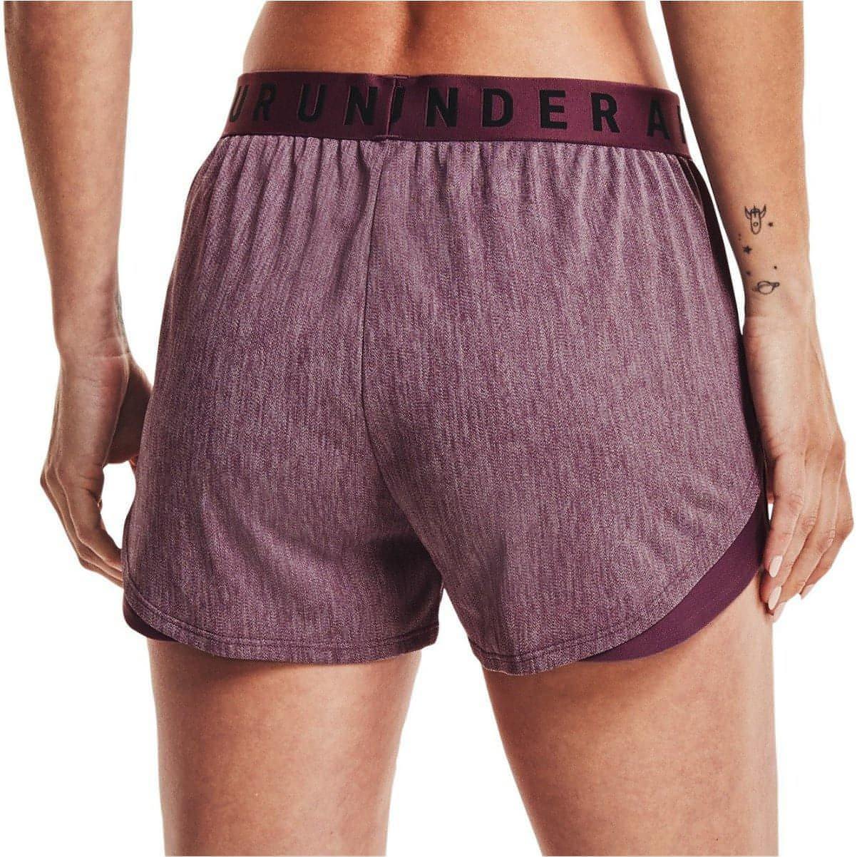 Under Armour Play Up 3.0 Twist Womens Training Shorts - Purple - Start Fitness