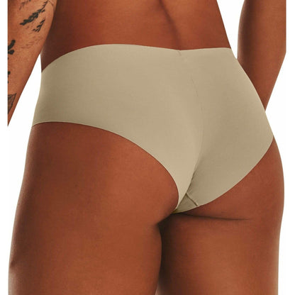 Under Armour Pure Stretch (3 Pack) Womens Hipster Brief - Beige - Start Fitness