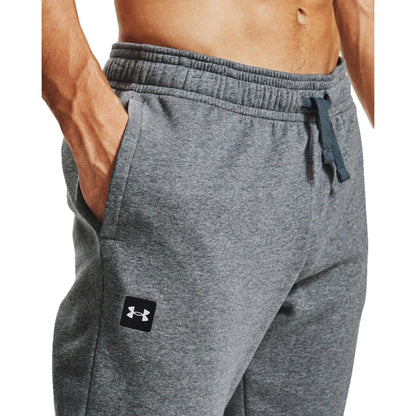 Under Armour Rival Mens Fleece Joggers - Grey - Start Fitness