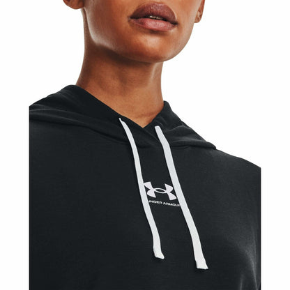 Under Armour Rival Terry Womens Hoody - Black - Start Fitness