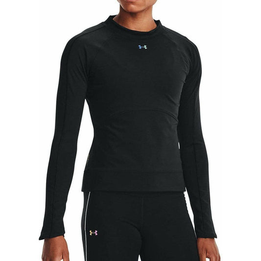 Under Armour Rush ColdGear Long Sleeve Womens Training Top - Black - Start Fitness