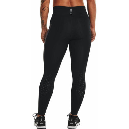 Under Armour SpeedPocket Womens Long Running Tights - Black - Start Fitness