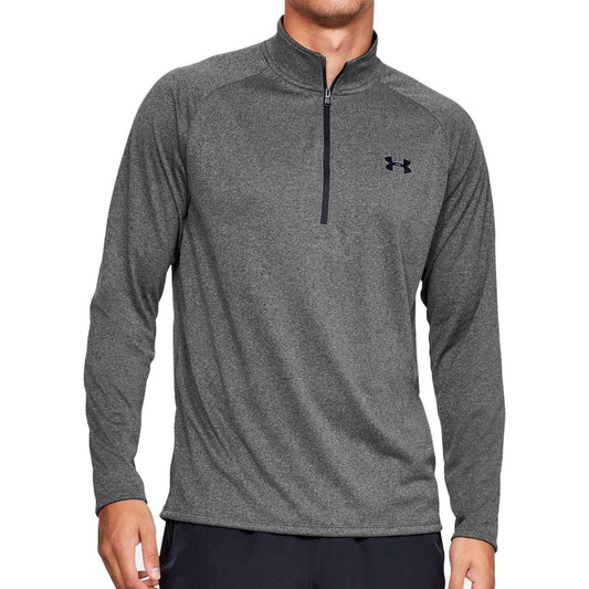 Under Armour Tech 2.0 Half Zip Long Sleeve Mens Training Top - Grey - Start Fitness