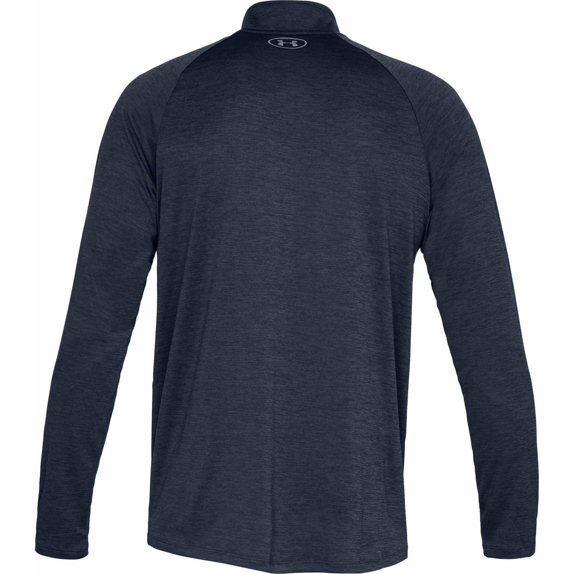 Under Armour Tech 2.0 Half Zip Long Sleeve Mens Training Top - Navy - Start Fitness