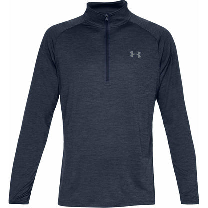 Under Armour Tech 2.0 Half Zip Long Sleeve Mens Training Top - Navy - Start Fitness