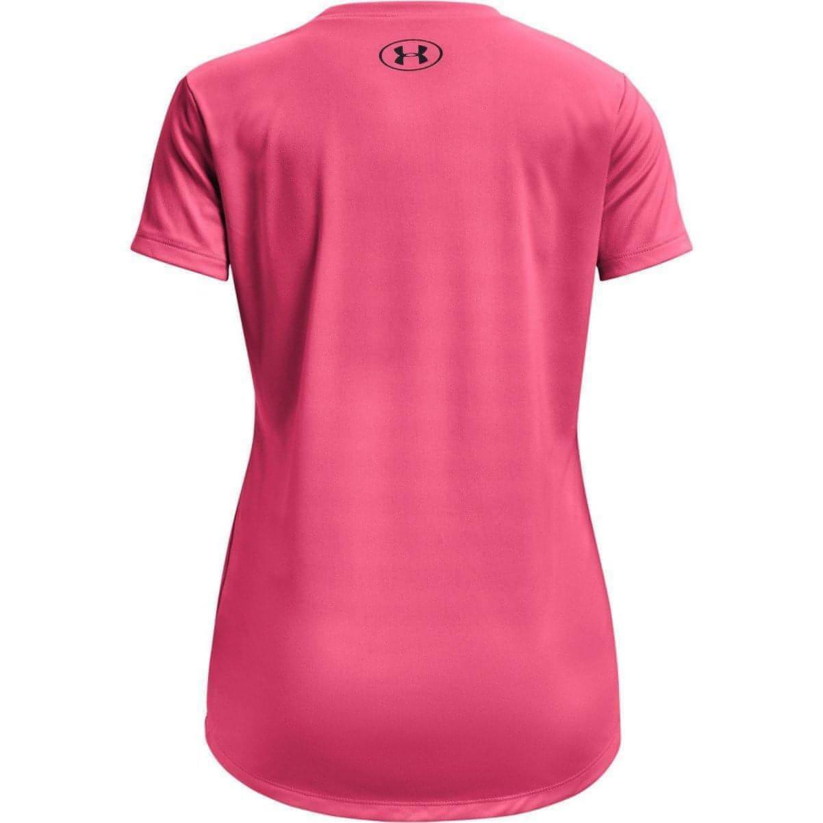 Under Armour Tech Big Logo Short Sleeve Junior Running Top - Pink - Start Fitness