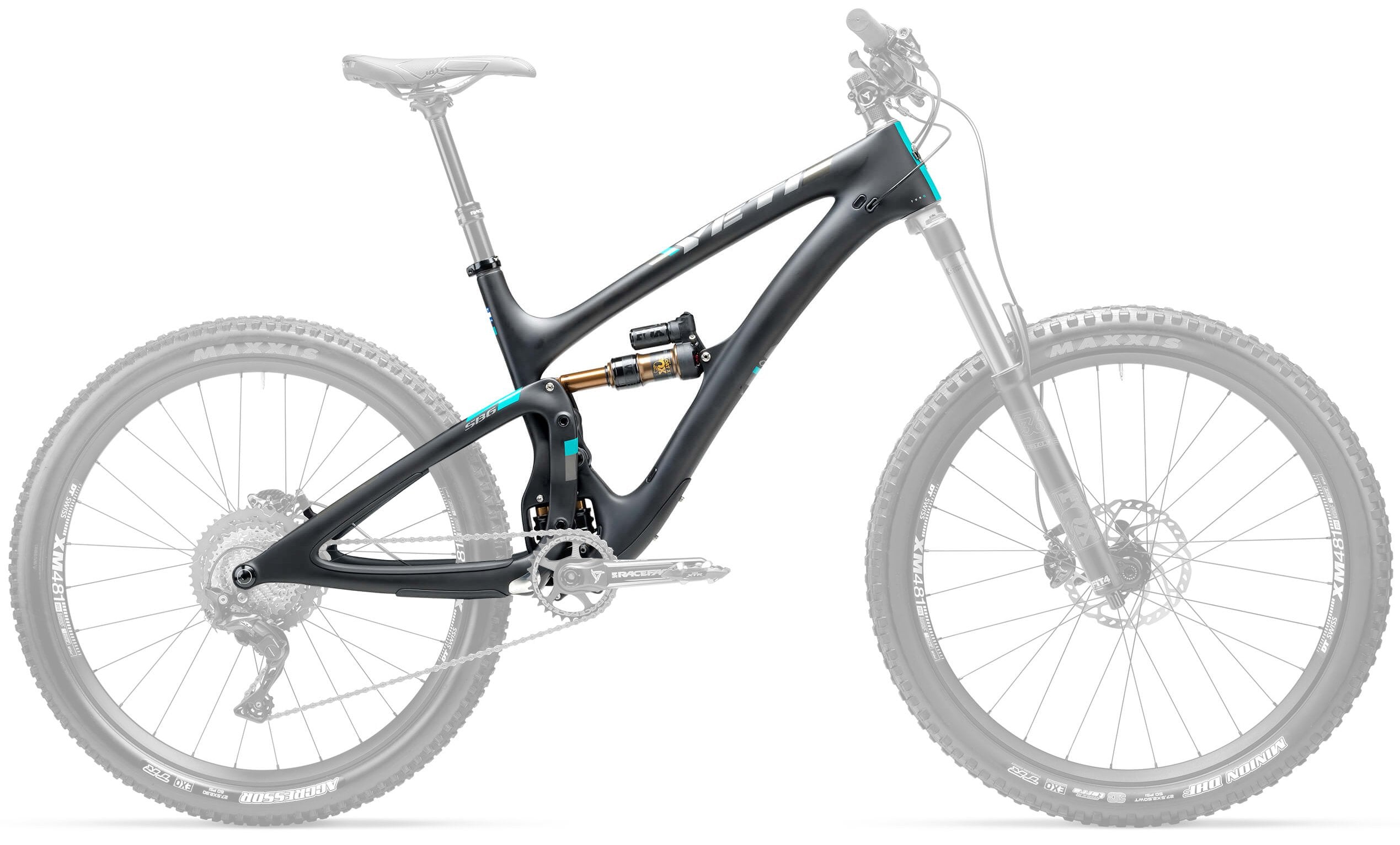 Yeti SB6 C-Series Carbon Full Suspension Mountain Bike Frame 2017 - Gr ...
