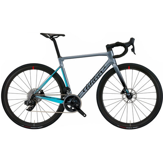Wilier Triestina 0 SL Rival AXS Carbon Road Bike 2023 - Grey & Blue