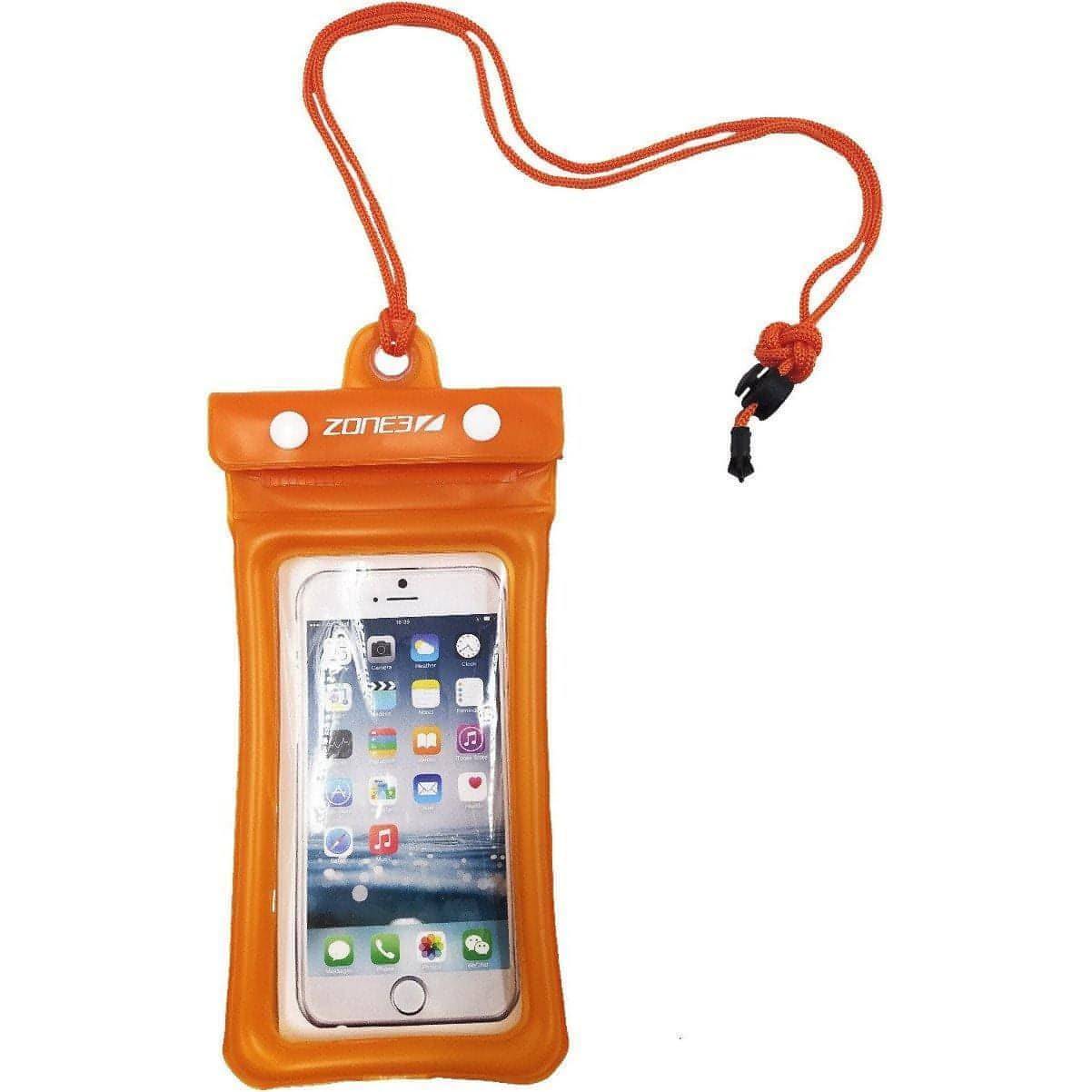 Zone3 Buoyancy Waterproof Phone Pouch - Orange 5056305712921 - Start Fitness
