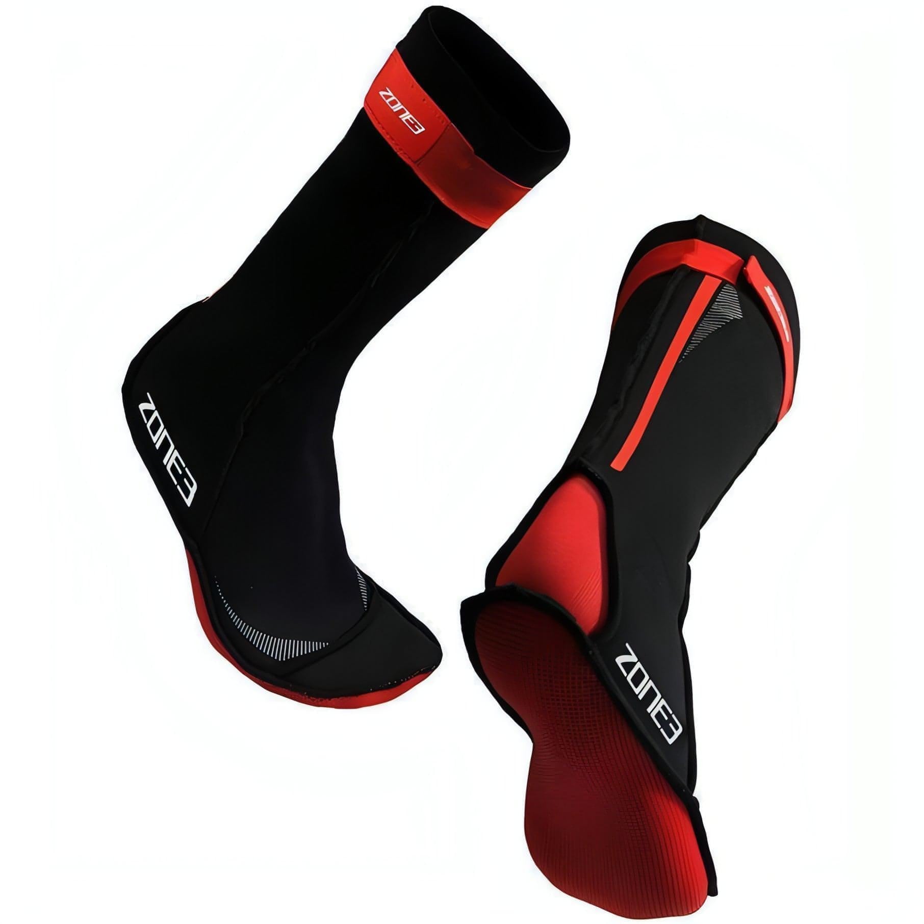 Zone3 Neoprene Swim Socks - Black 602815987370 - Start Fitness