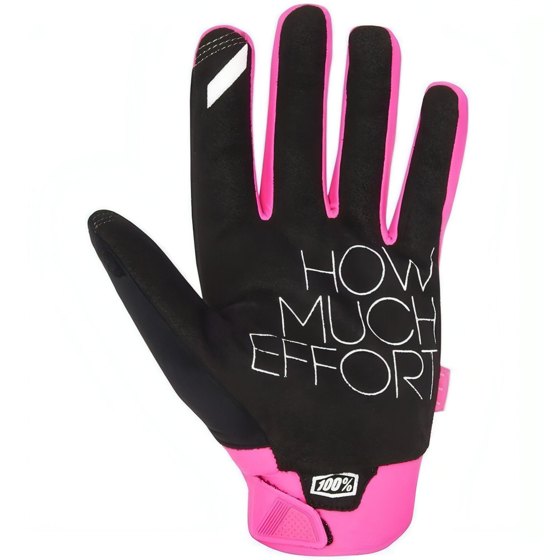100% Brisker Cold Weather Full Finger Cycling Gloves - Pink - Start Fitness