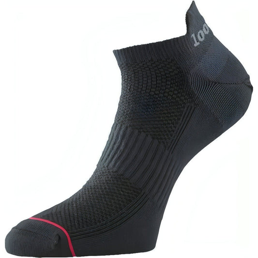 1000 Mile Double Layer Trainer Liner Mens Running Socks - Black 5031358006340 - Start Fitness