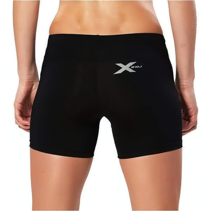 2XU Elite Womens Short Compression Tights - Black - Start Fitness