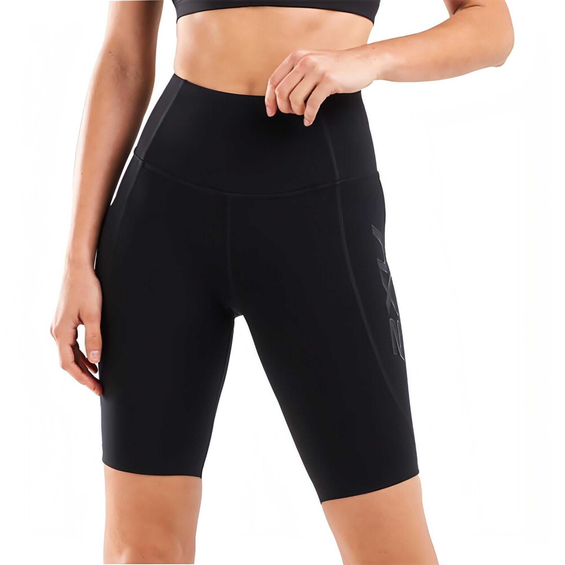 2XU Fitness New Heights Compression Womens Short Running Tights - Blac – Start  Fitness