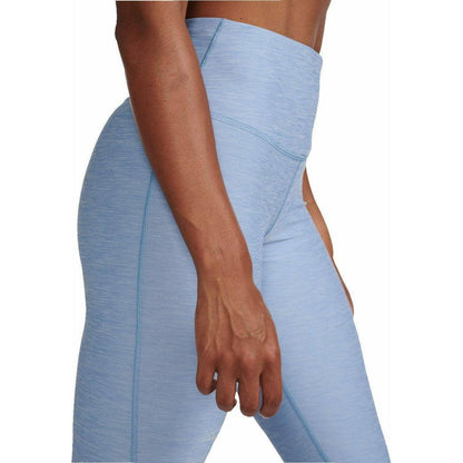 2XU Motion Print Hi-Rise Womens Long Compression Tights - Blue - Start Fitness