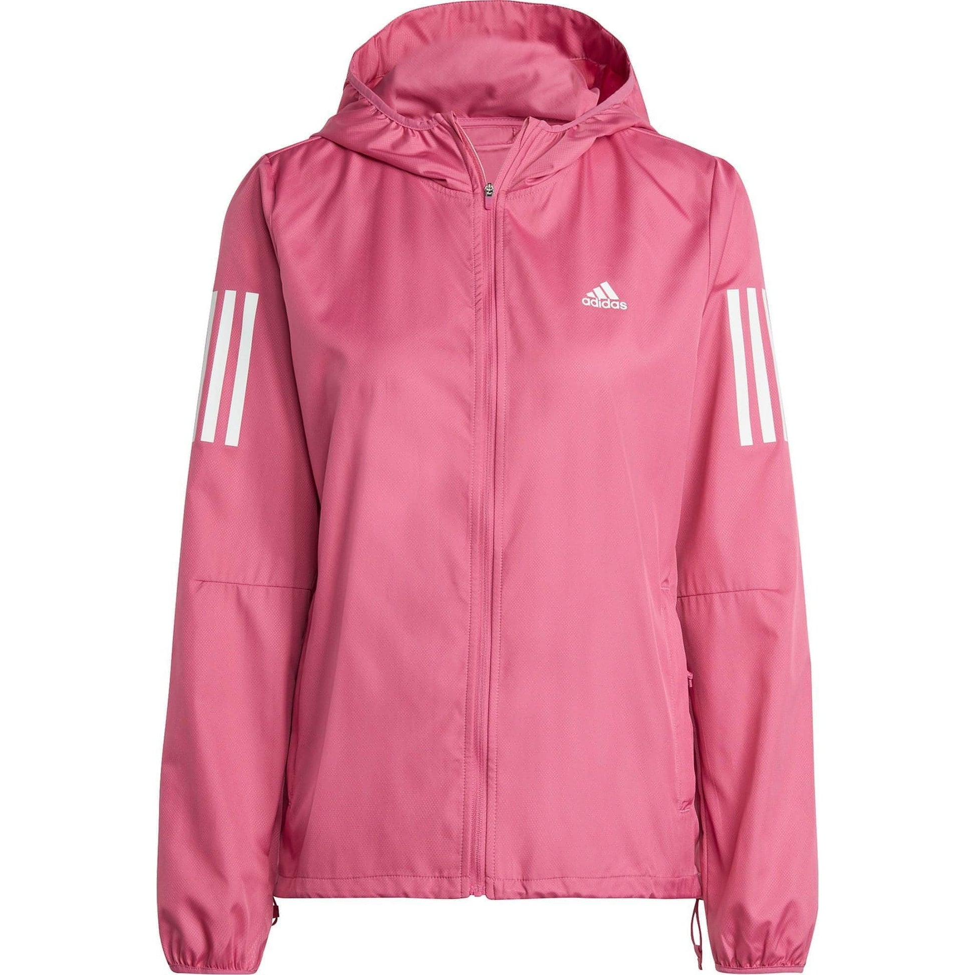 adidas Own The Run Windbreaker Womens Running Jacket - Pink – Start Fitness