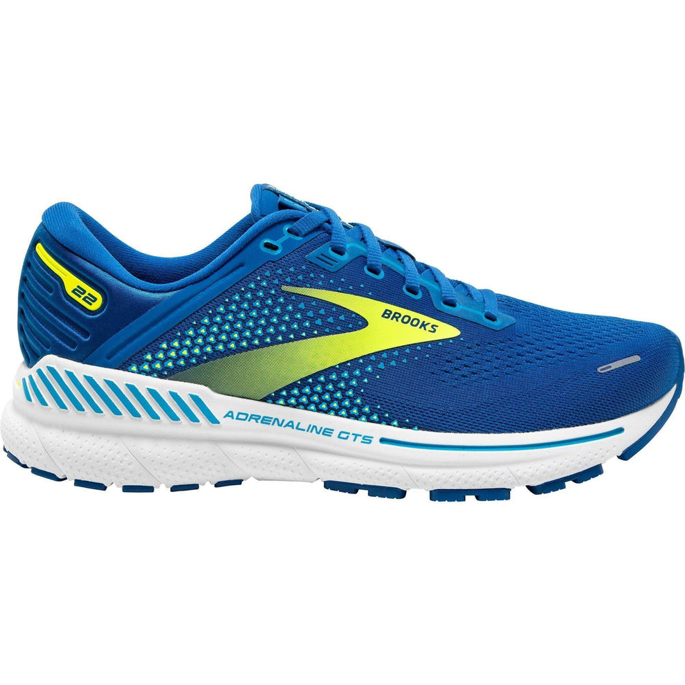 Brooks Adrenaline GTS 22 Mens Running Shoes Blue Start Fitness