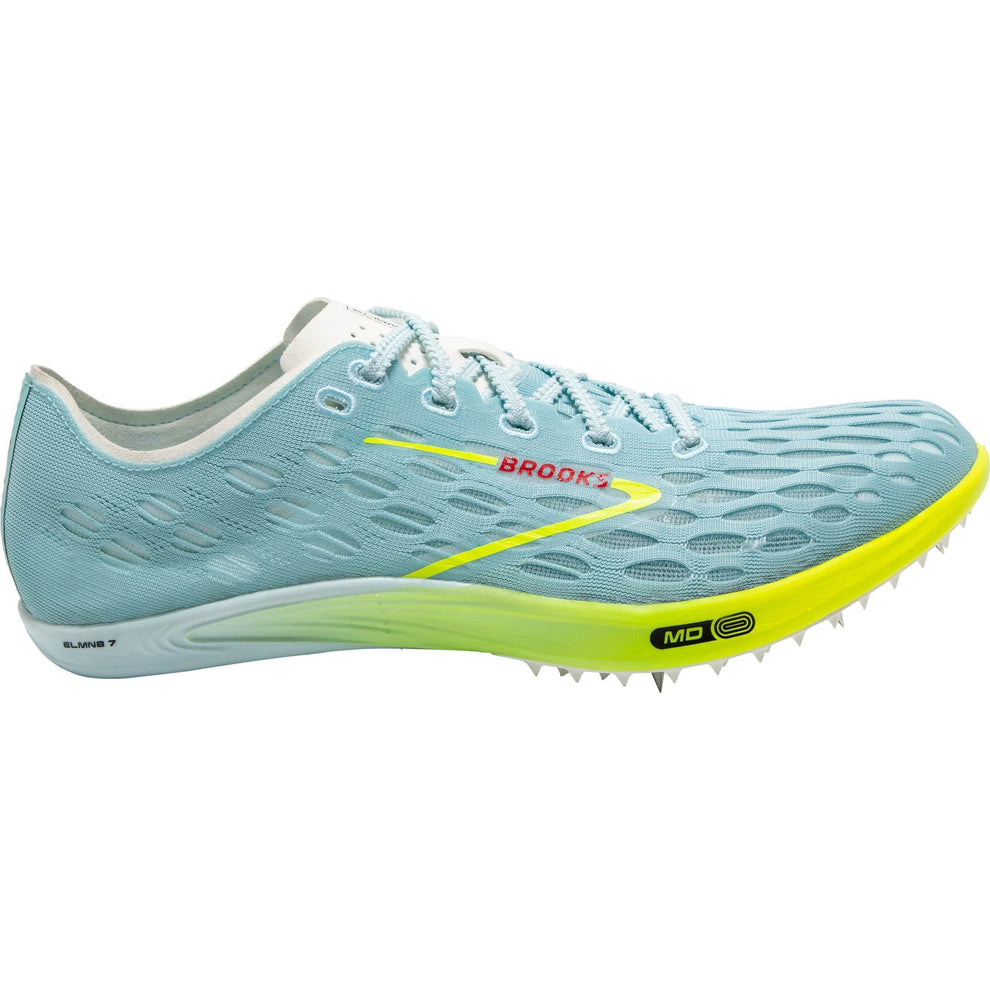 Brooks ELMN8 7 Running Spikes Blue Start Fitness