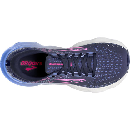 Brooks Glycerin 20 WIDE FIT Womens Running Shoes - Navy
