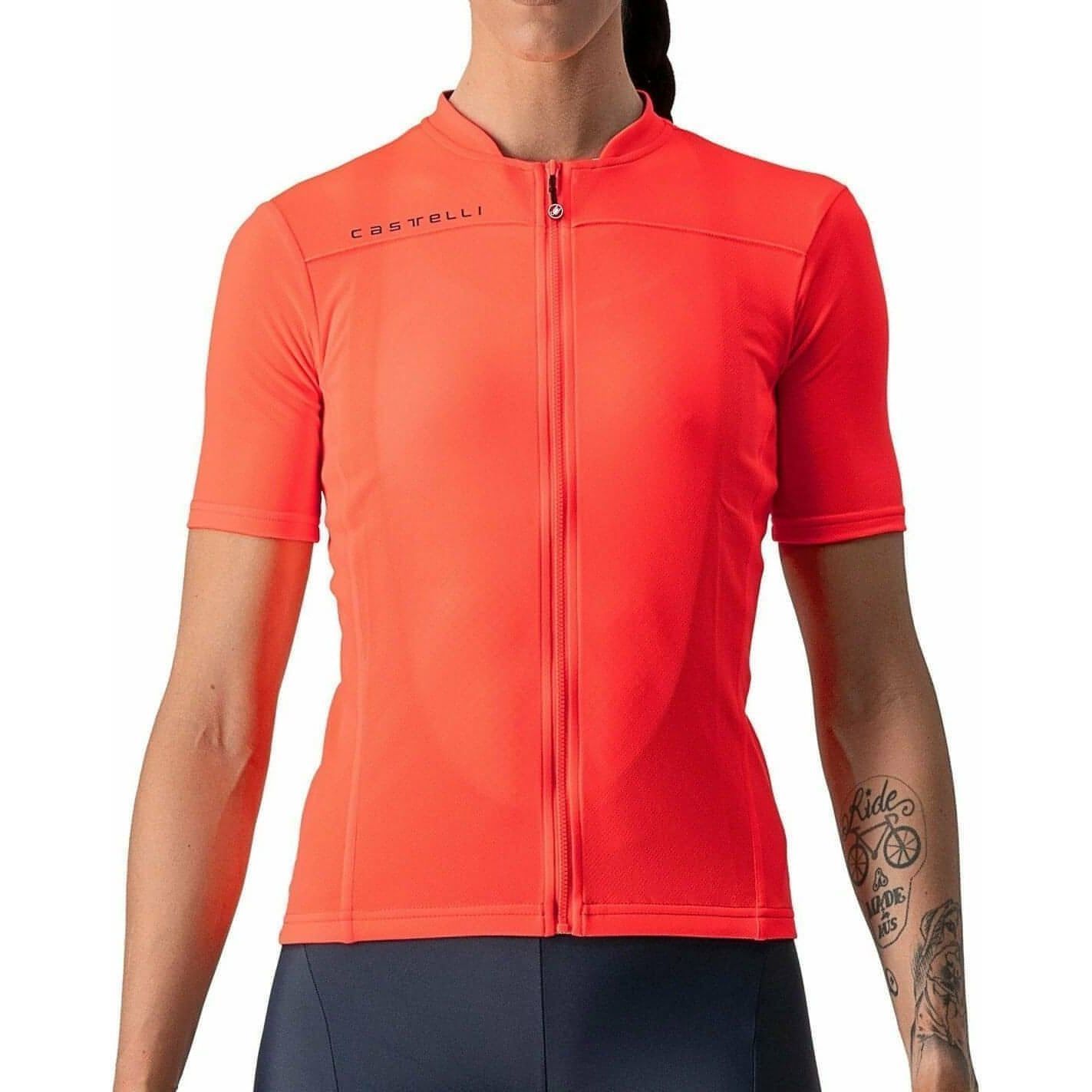 Castelli Anima Short Sleeve Jersey Front - Front View