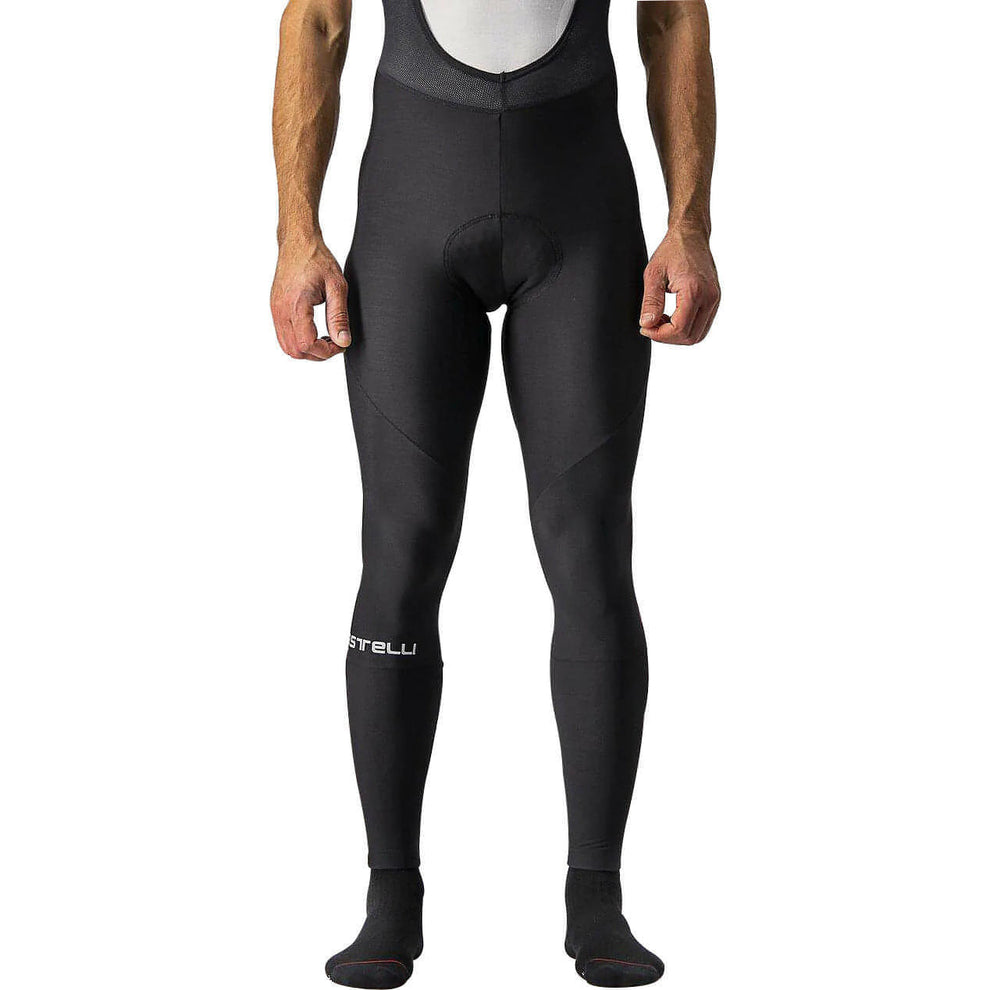 Castelli Entrata Mens Cycling Bib Tights Black Start Fitness