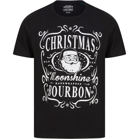 Christmas Bourbon Short Sleeve  Black