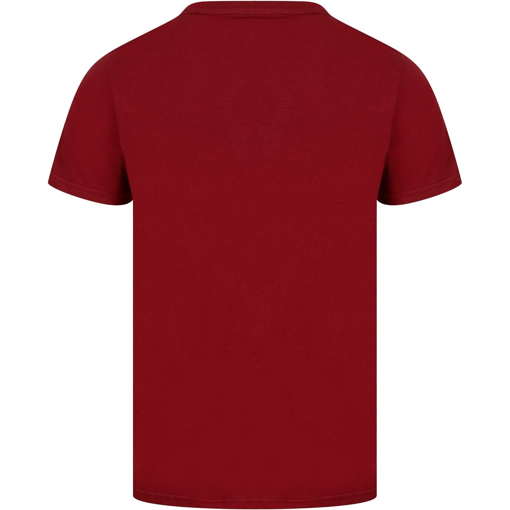 Christmas Bourbon Short Sleeve  Red Back View