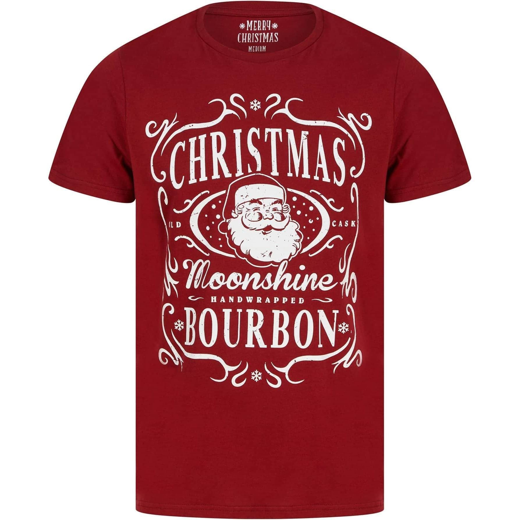 Christmas Bourbon Short Sleeve  Red