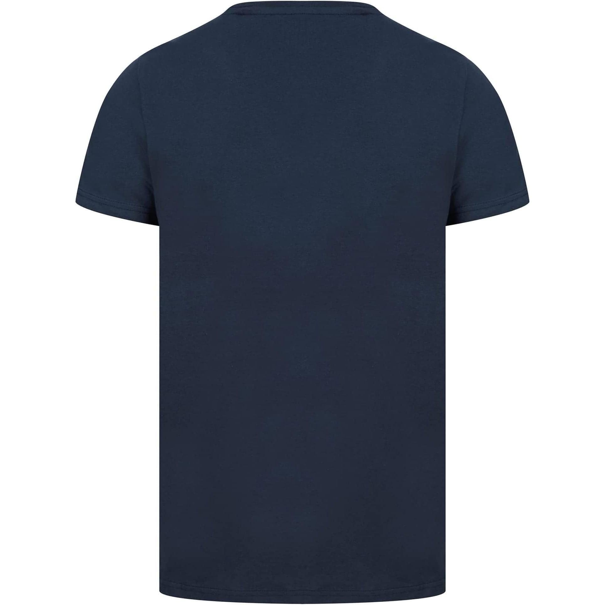 Christmas Chestnuts Roasting Short Sleeve  Navy Back View