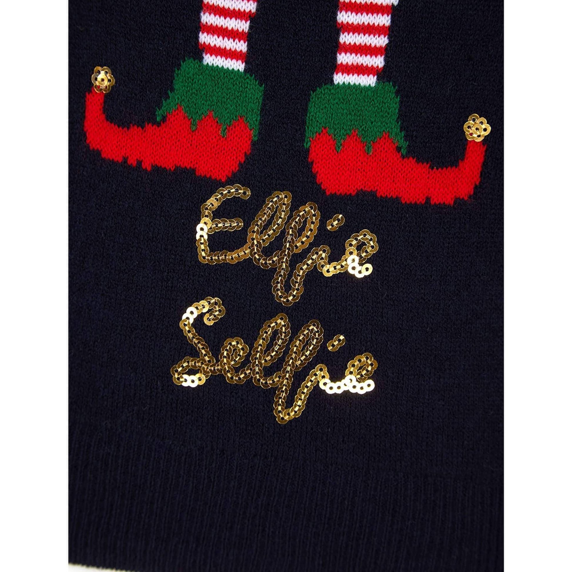 Christmas Elfie Selfie Jumper  Details