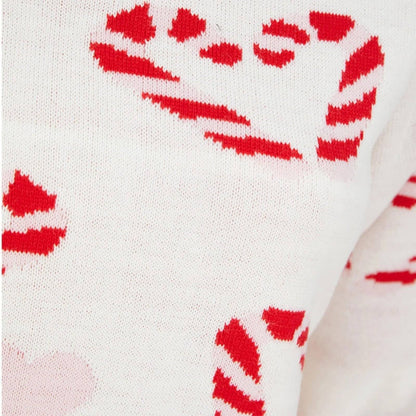 Christmas Love Candy Jumper  White Details