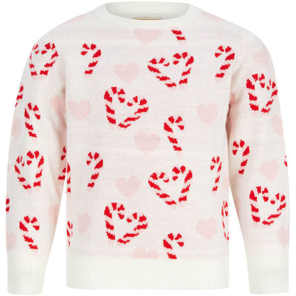 Christmas Love Candy Jumper  White