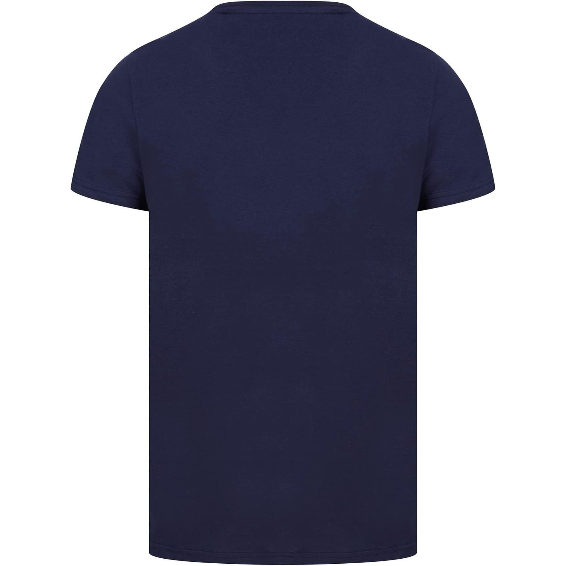 Christmas Santa Chimney Short Sleeve  Peacoat Back View