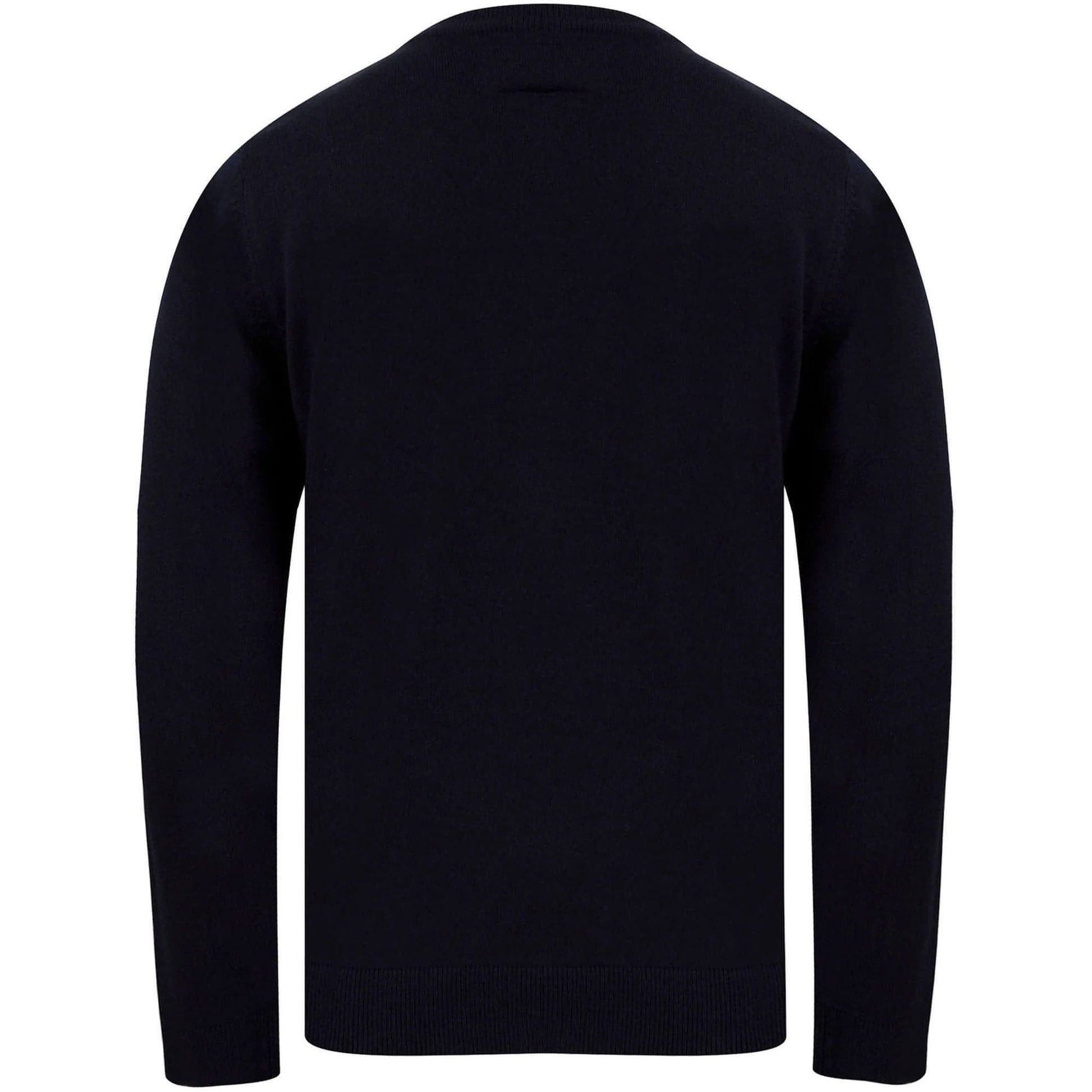 Christmas Snow Motif Jumper  Ink Back View