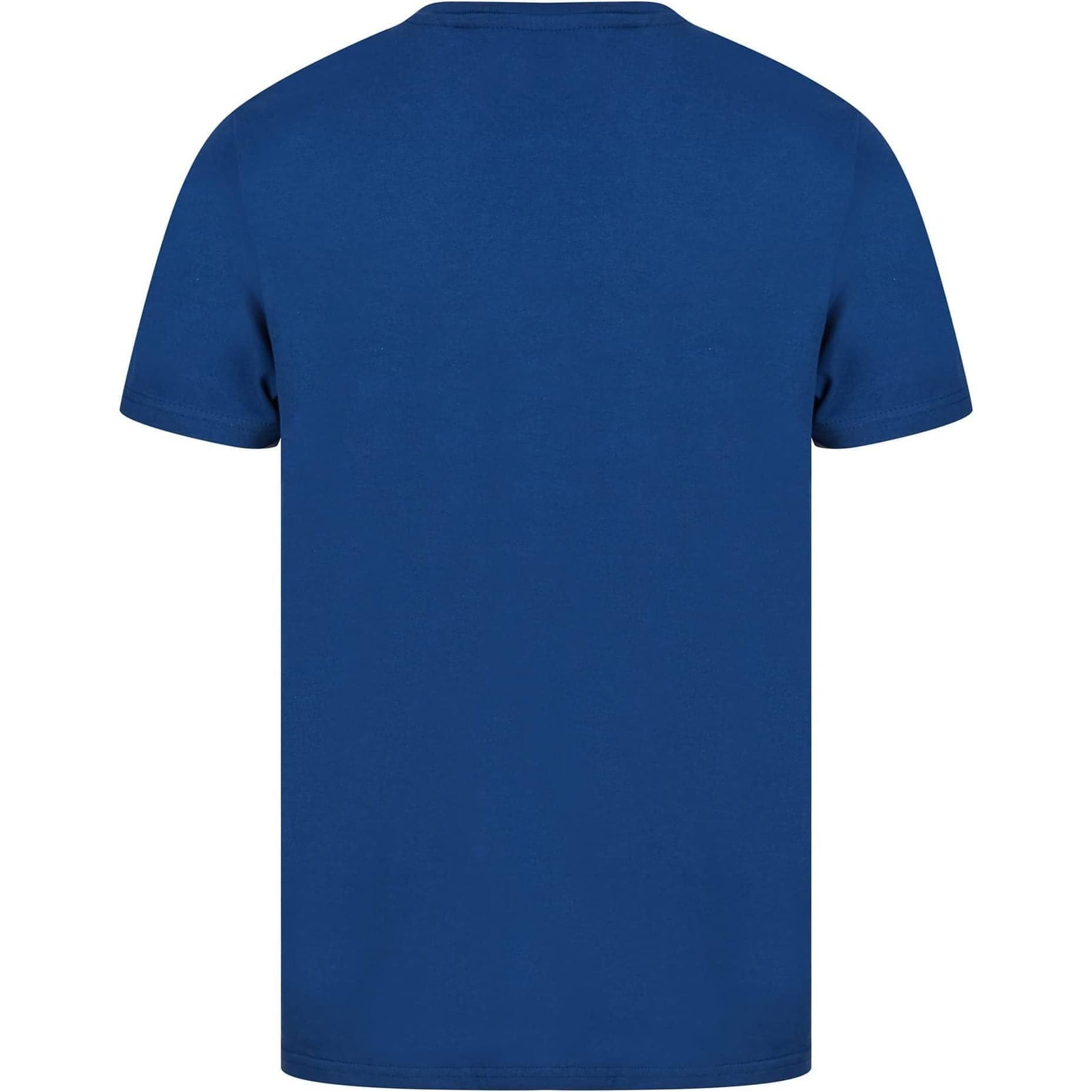 Christmas Snow It Short Sleeve  Blue Back View